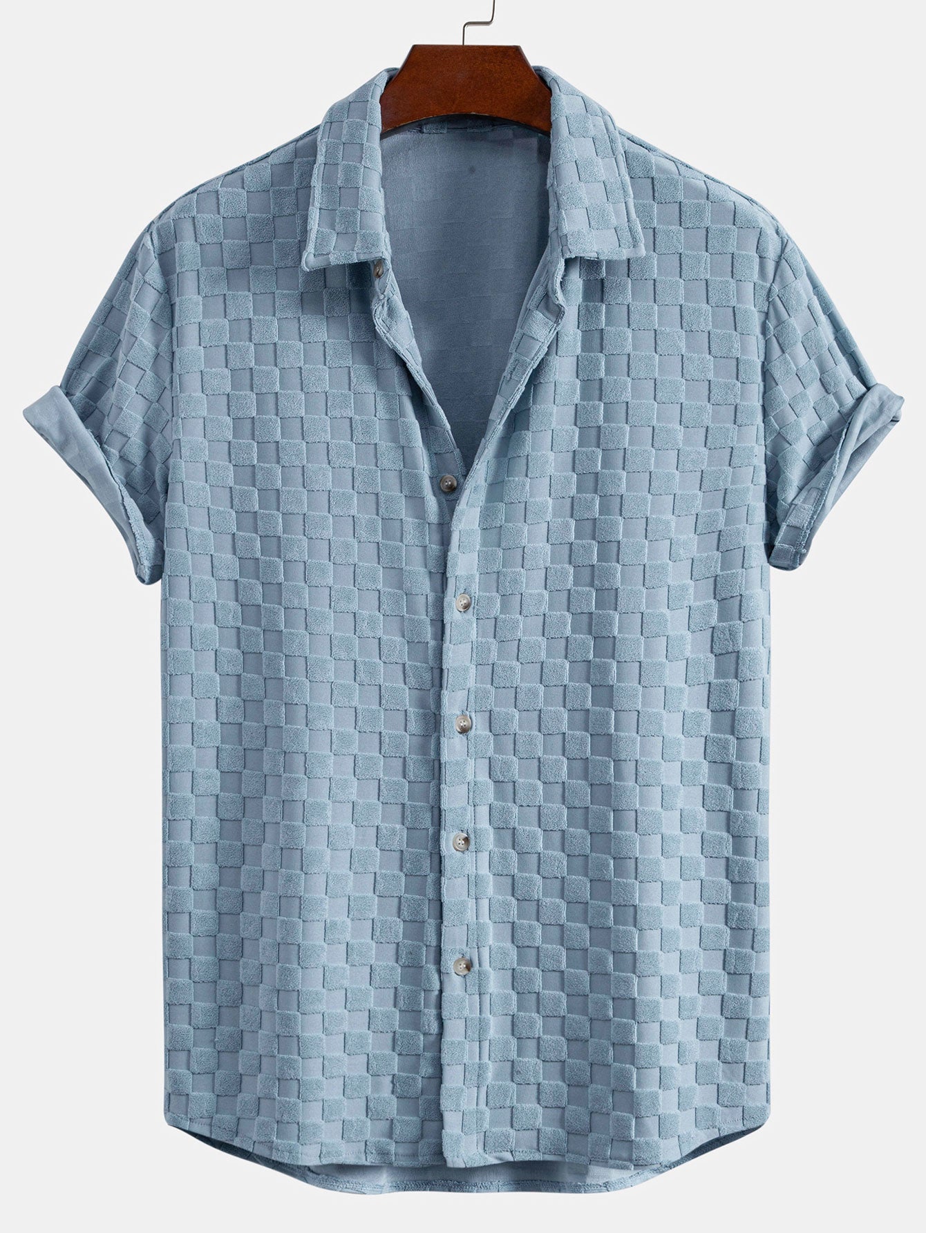 Checkerboard Terry Shirt