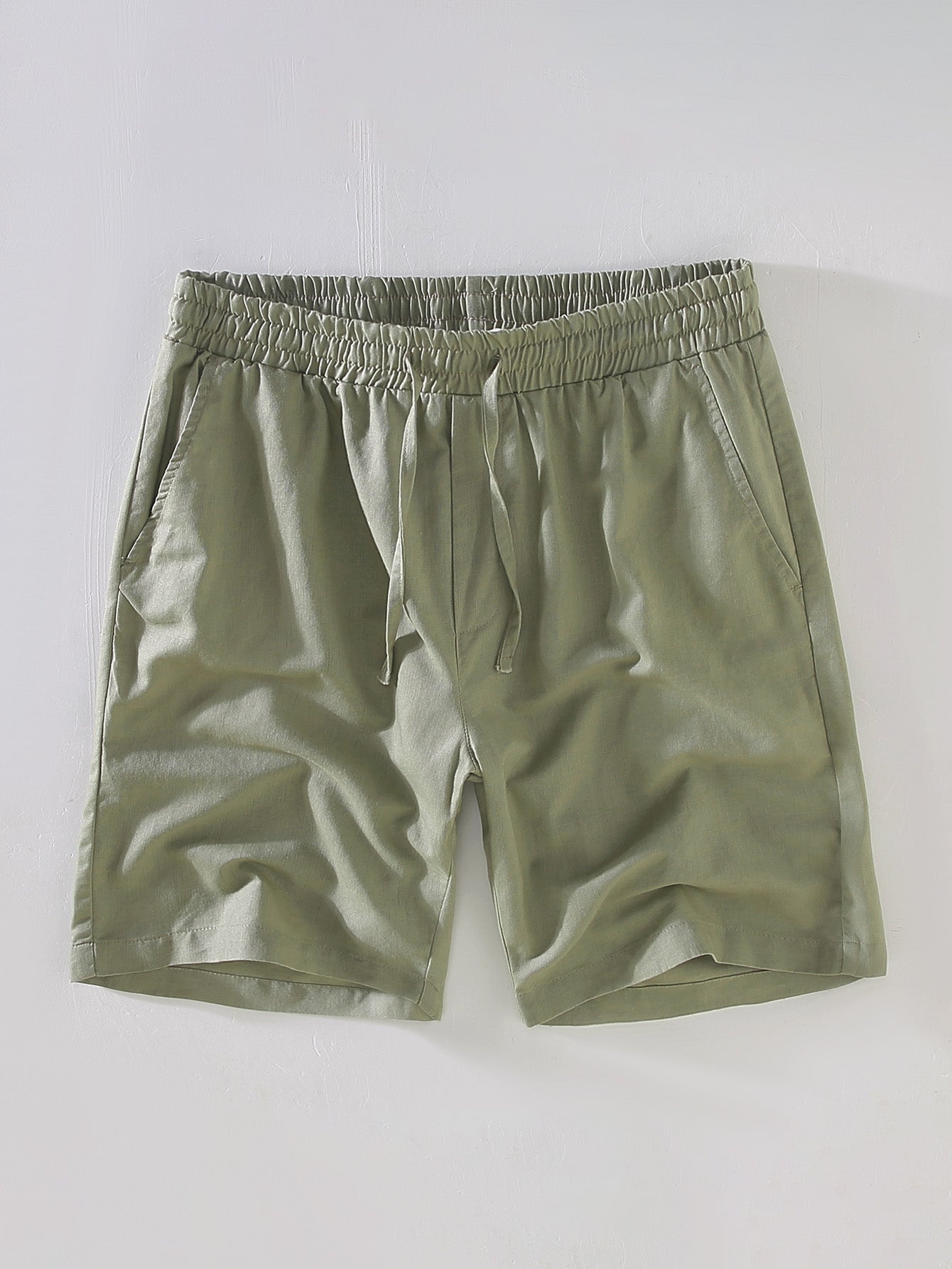 Linen Drawstring Shorts