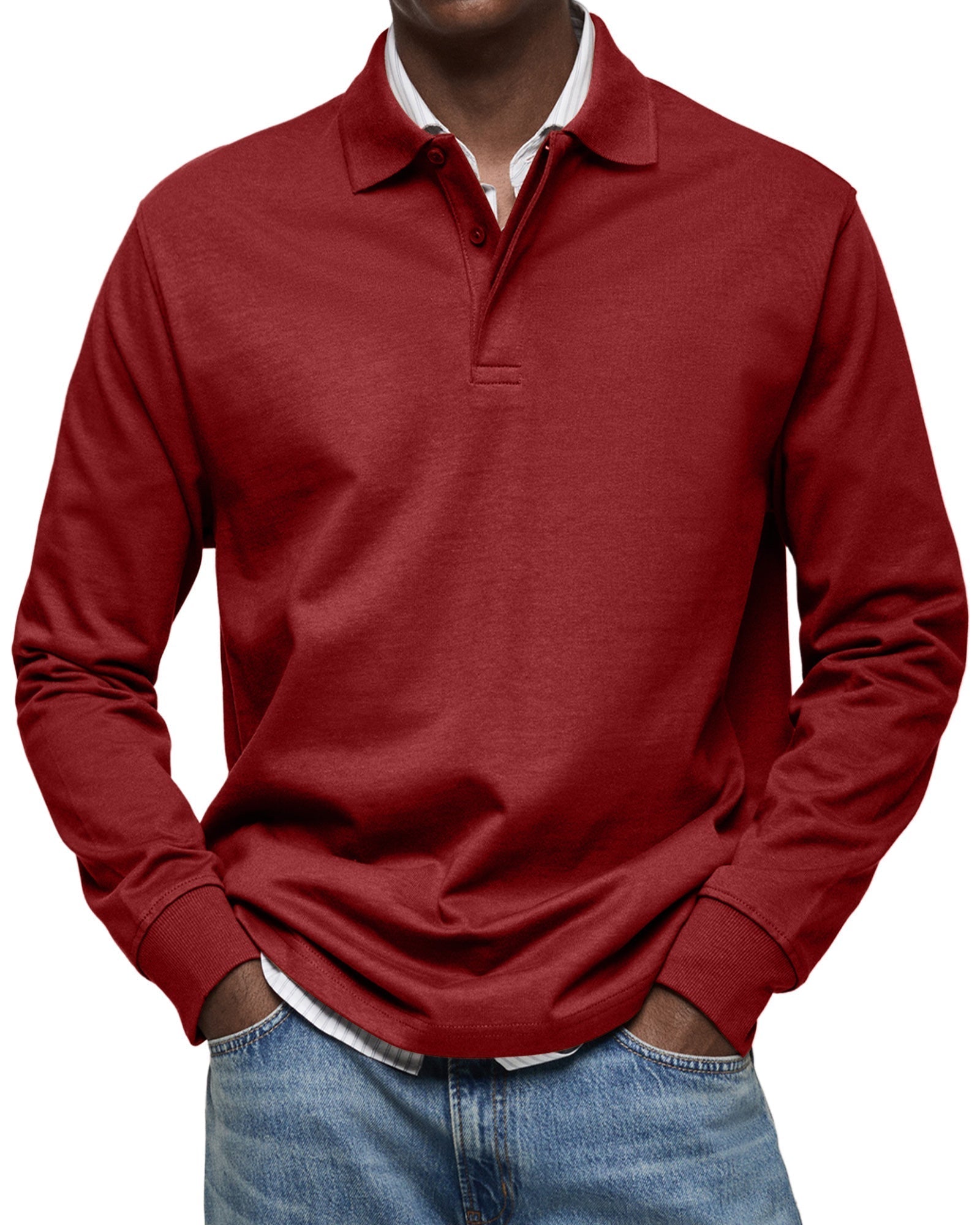 The Ardent Long-Sleeve Polo