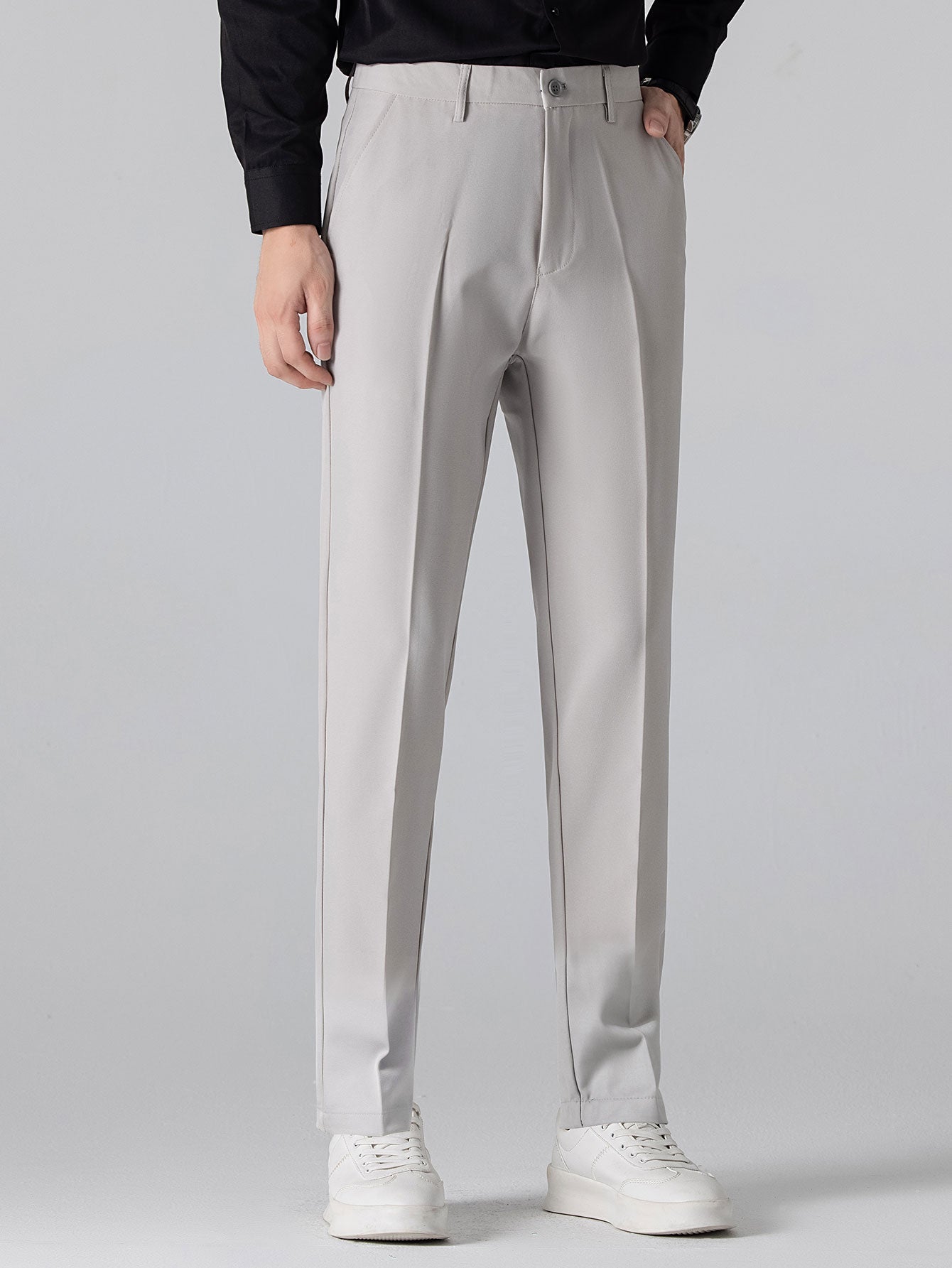 Slim Fit Tapered Trousers