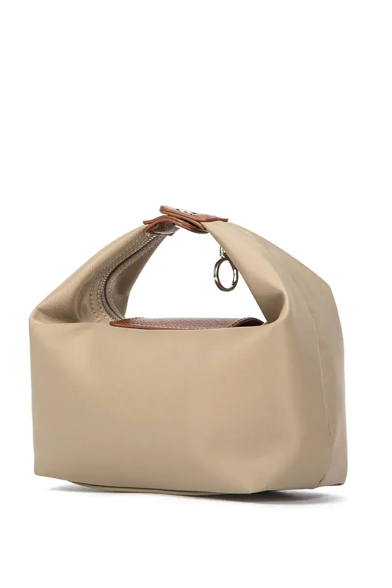 Colorblock PU Leather Dumpling Shoulder & Crossbody Bag