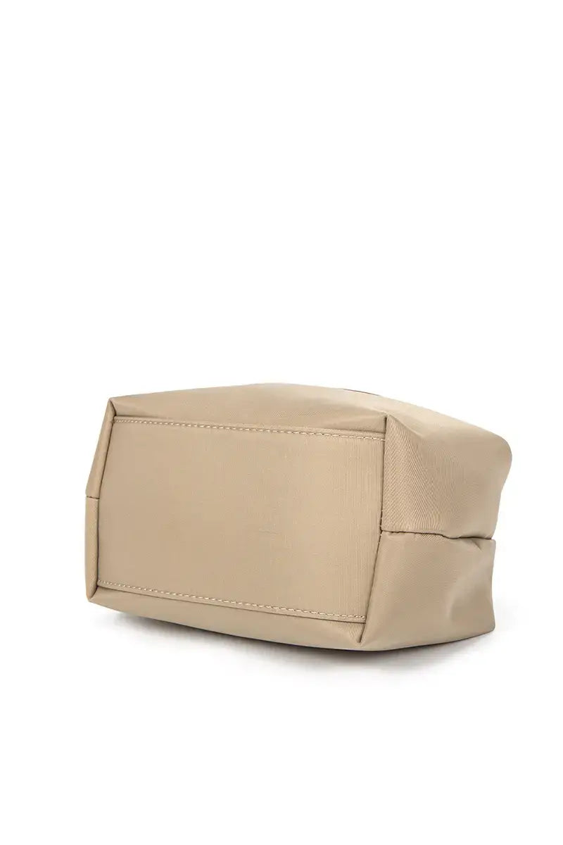 Colorblock PU Leather Dumpling Shoulder & Crossbody Bag