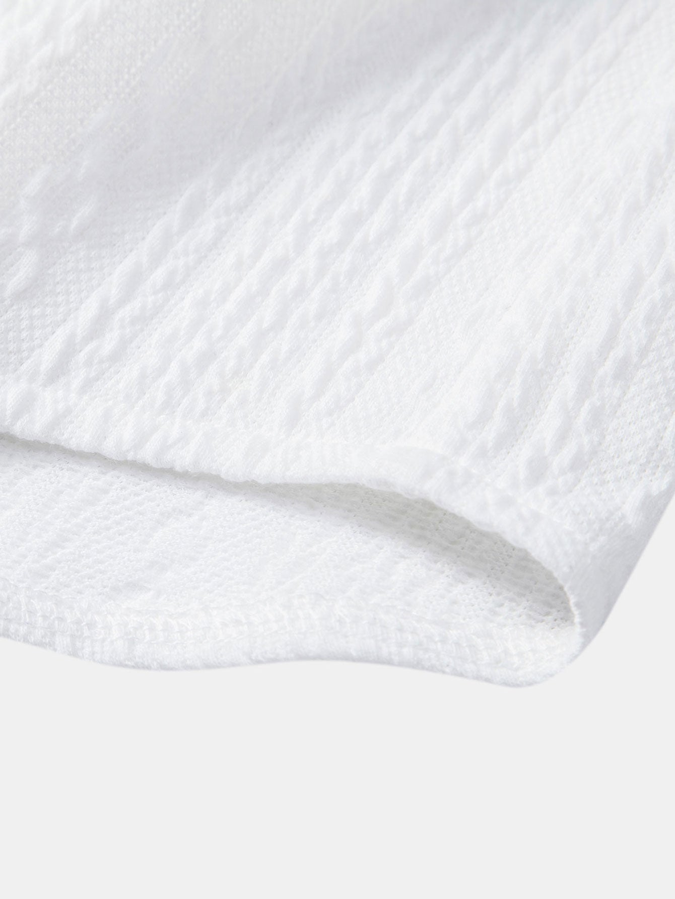 Muscle Fit Jacquard Textured Shirt