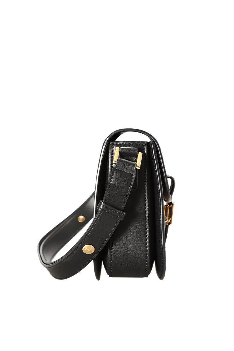 Colorblock Saddle Crossbody Bag