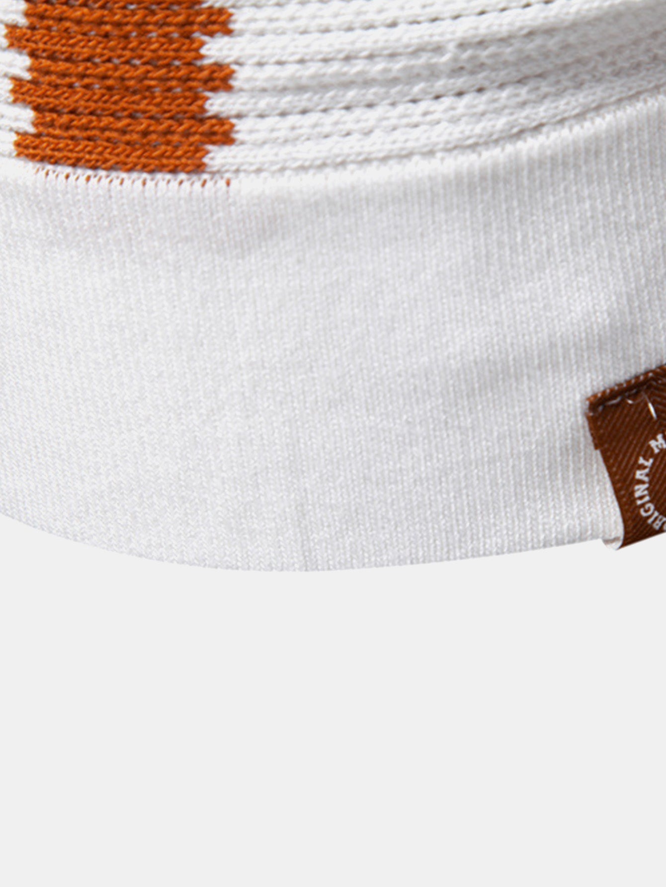 Stripe Knit V Neck Polo Shirt