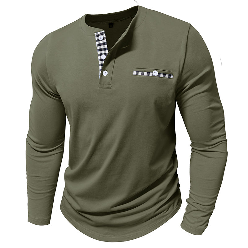 Hatcher Cotton Henley Shirt