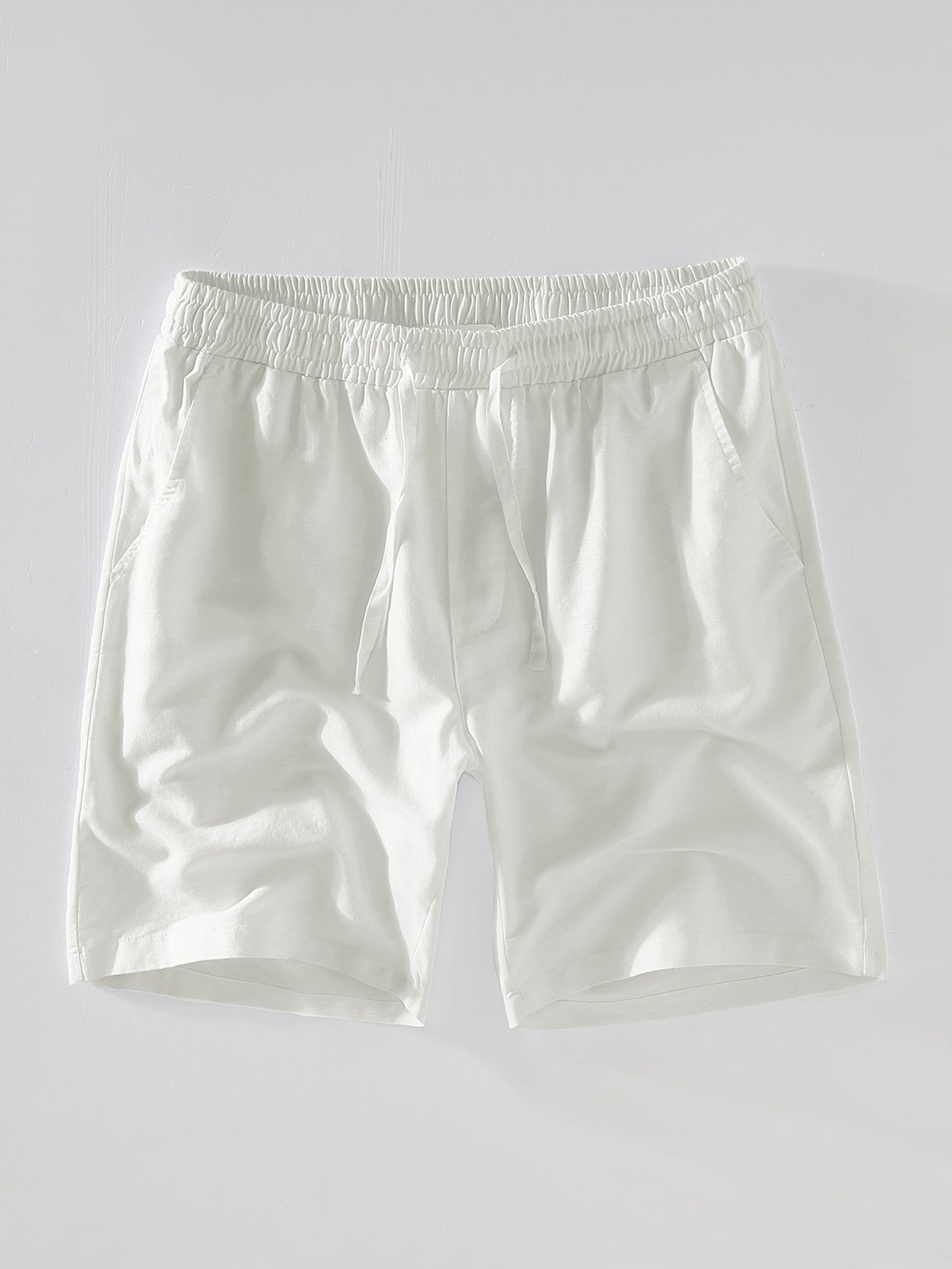 Linen Drawstring Shorts