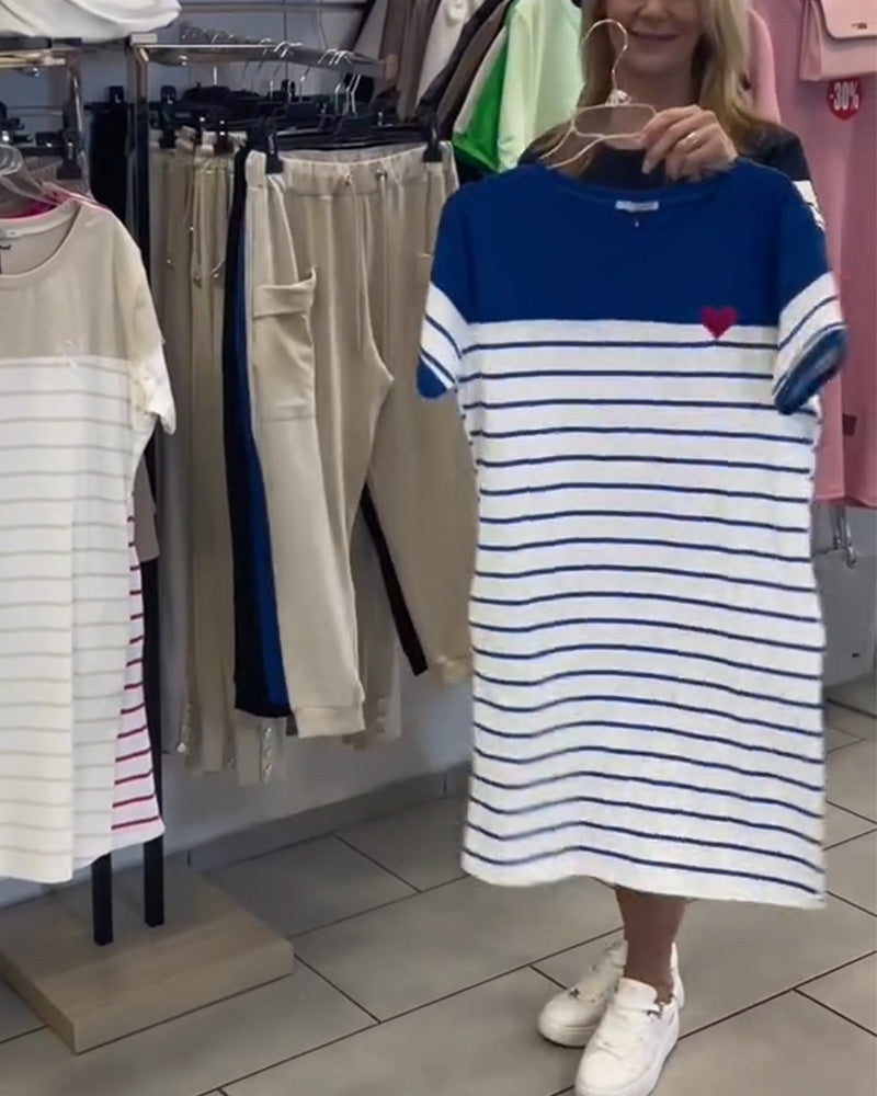 Serena Striped Day Dress