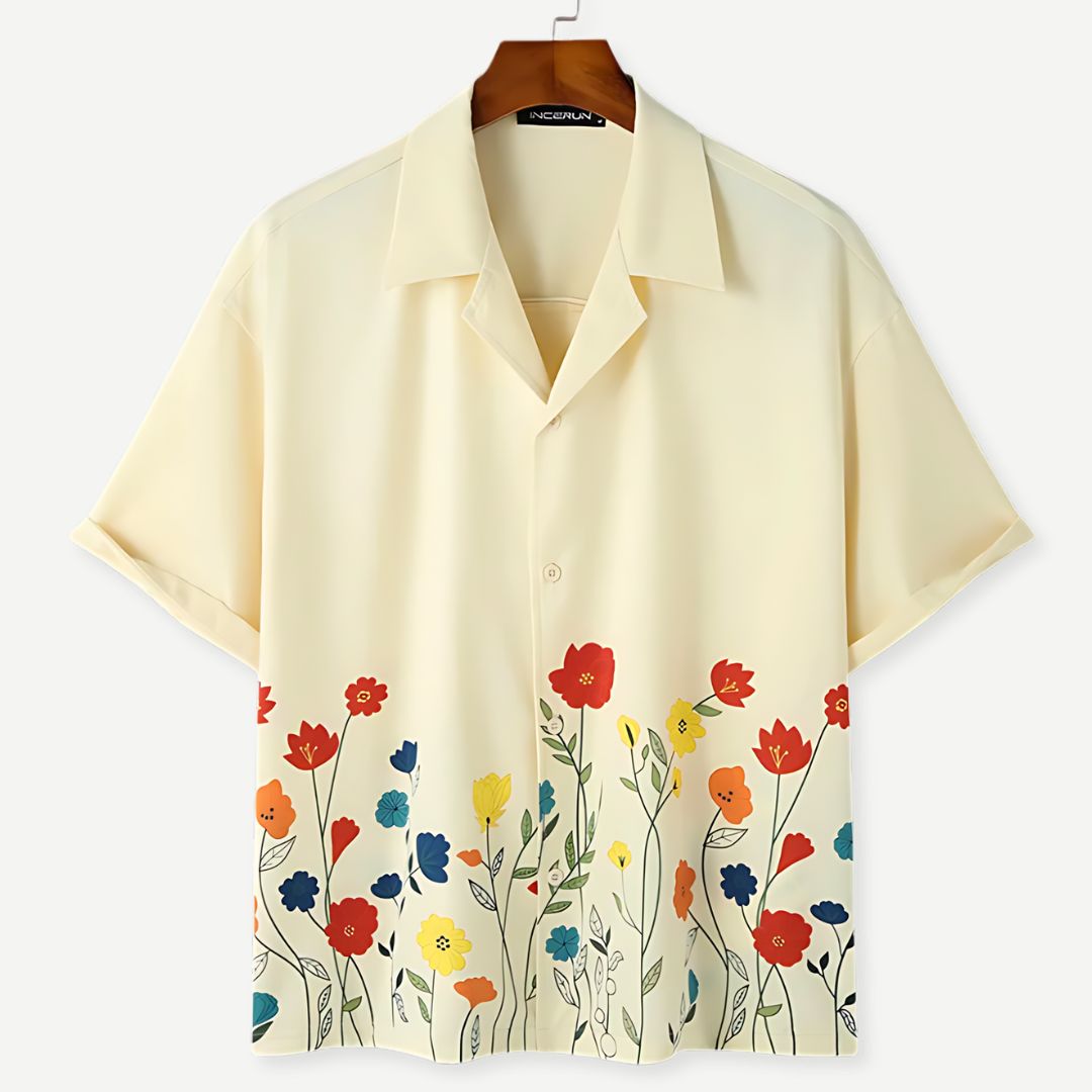 Luca Floral Collar Shirt