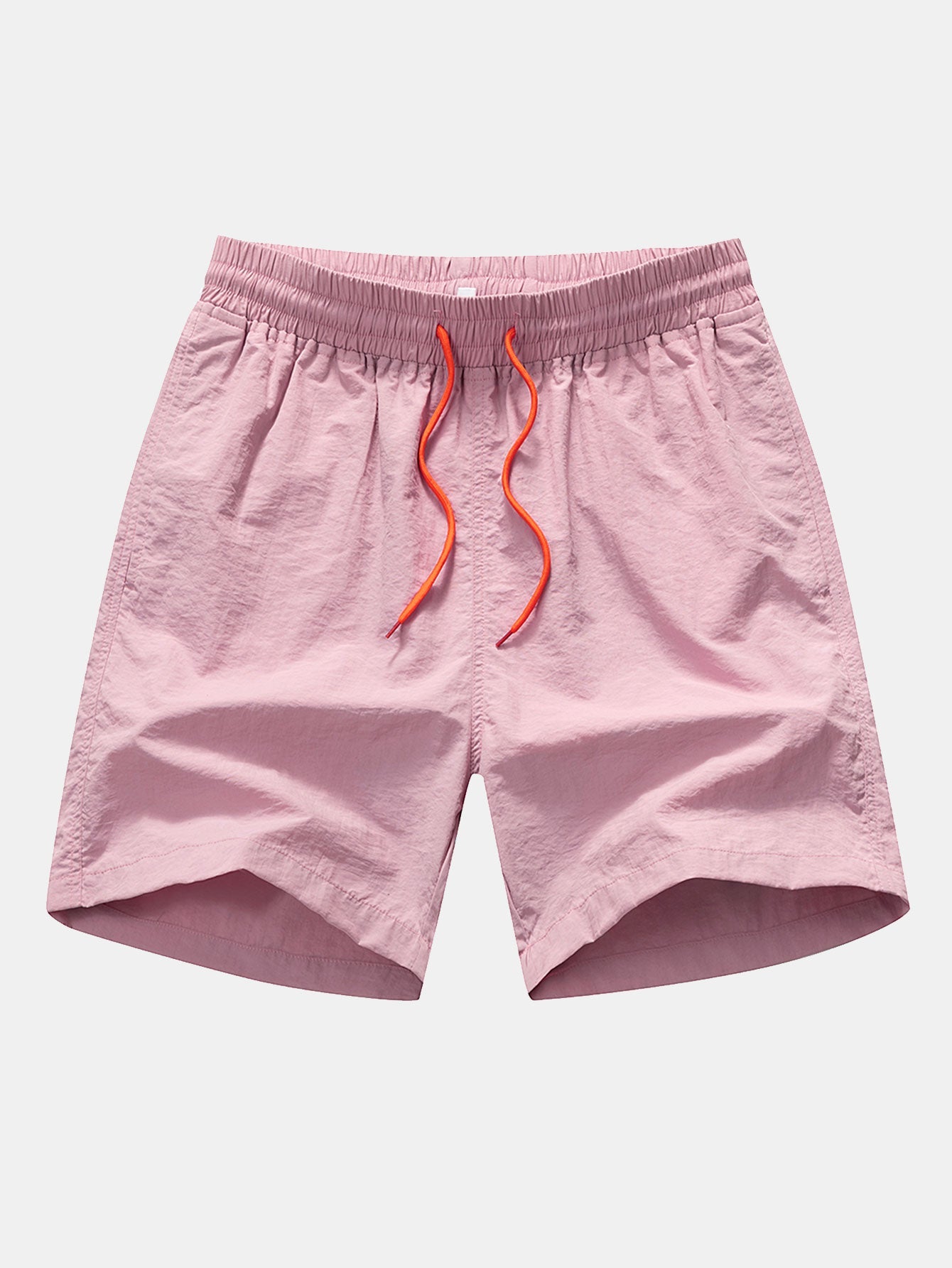 Man Mid Length Drawstring Swim Shorts