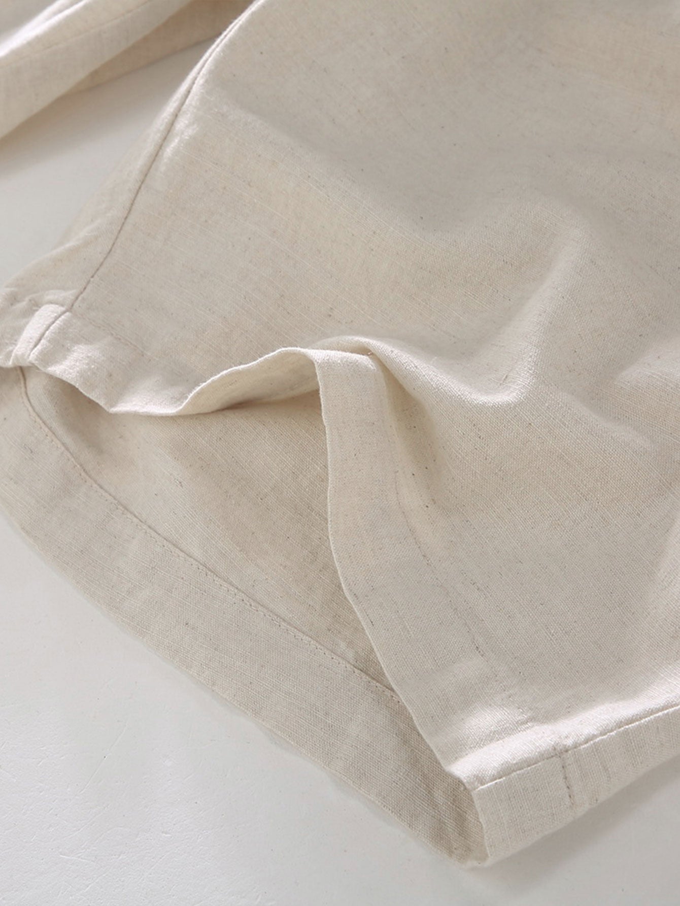 Linen Drawstring Shorts