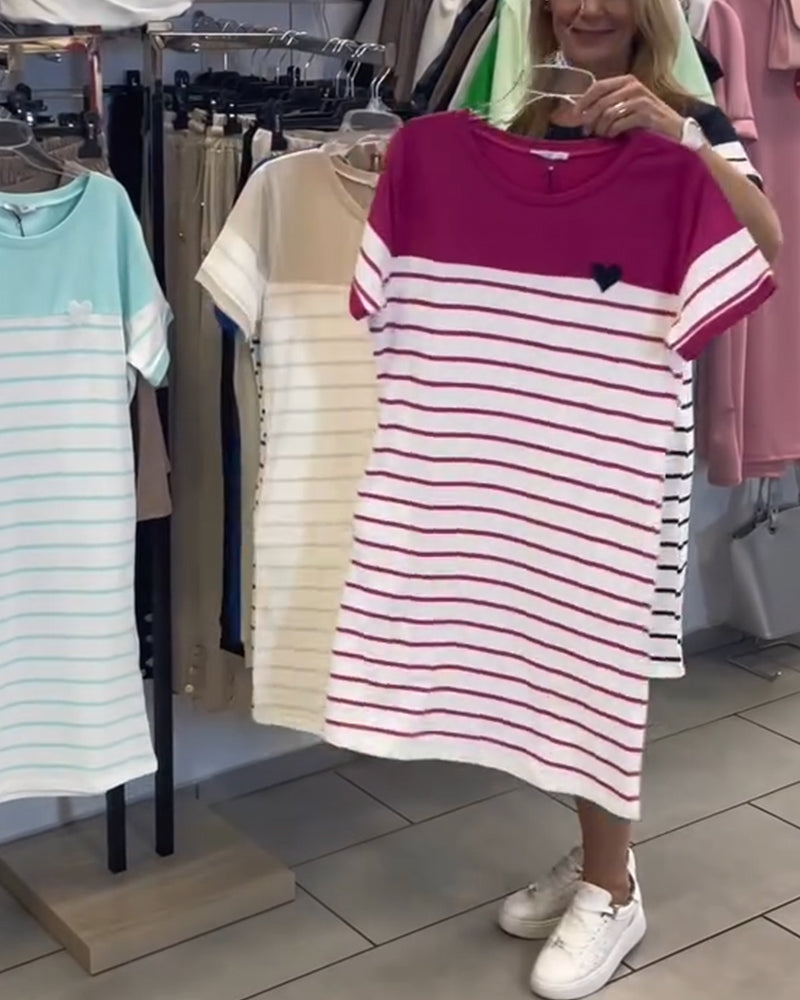 Serena Striped Day Dress