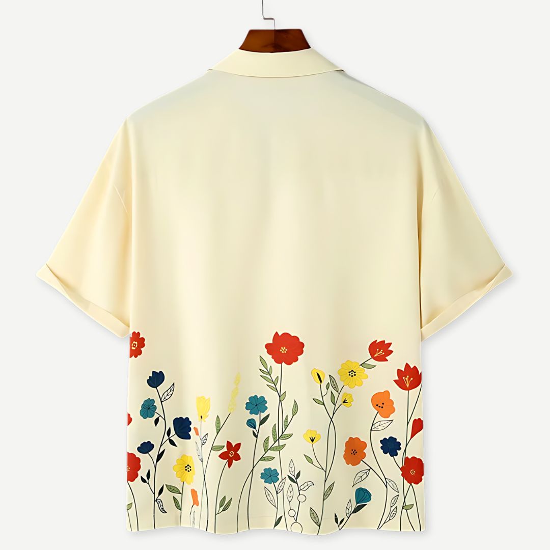 Luca Floral Collar Shirt
