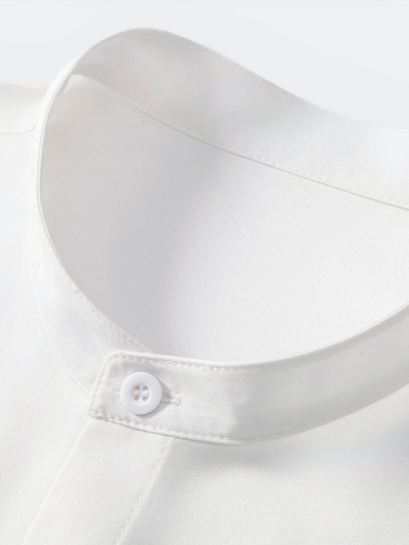 Ink Landscape Painting Stand Collar Shirt