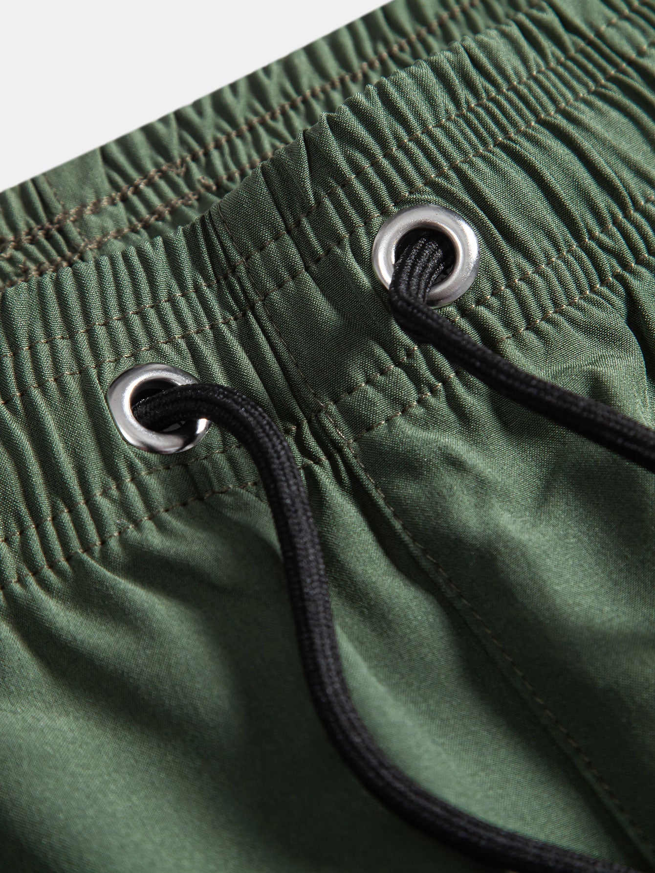 Palm Tree Color Block Print Button Up Shirt & Swim Shorts