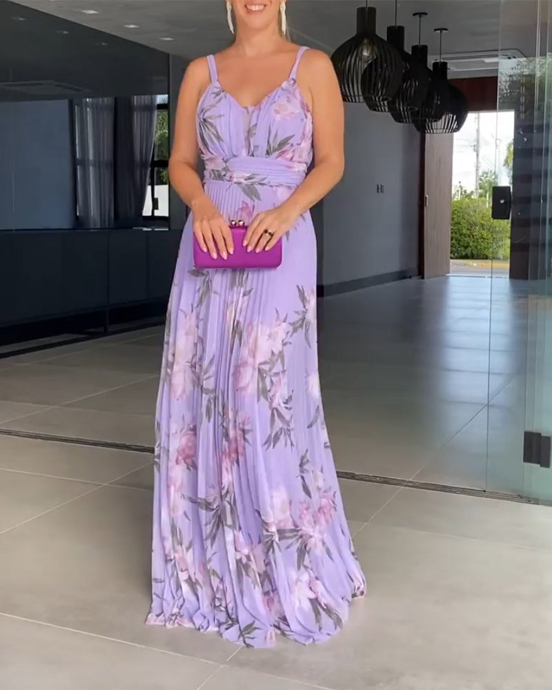 Gentle suspender elegant dress