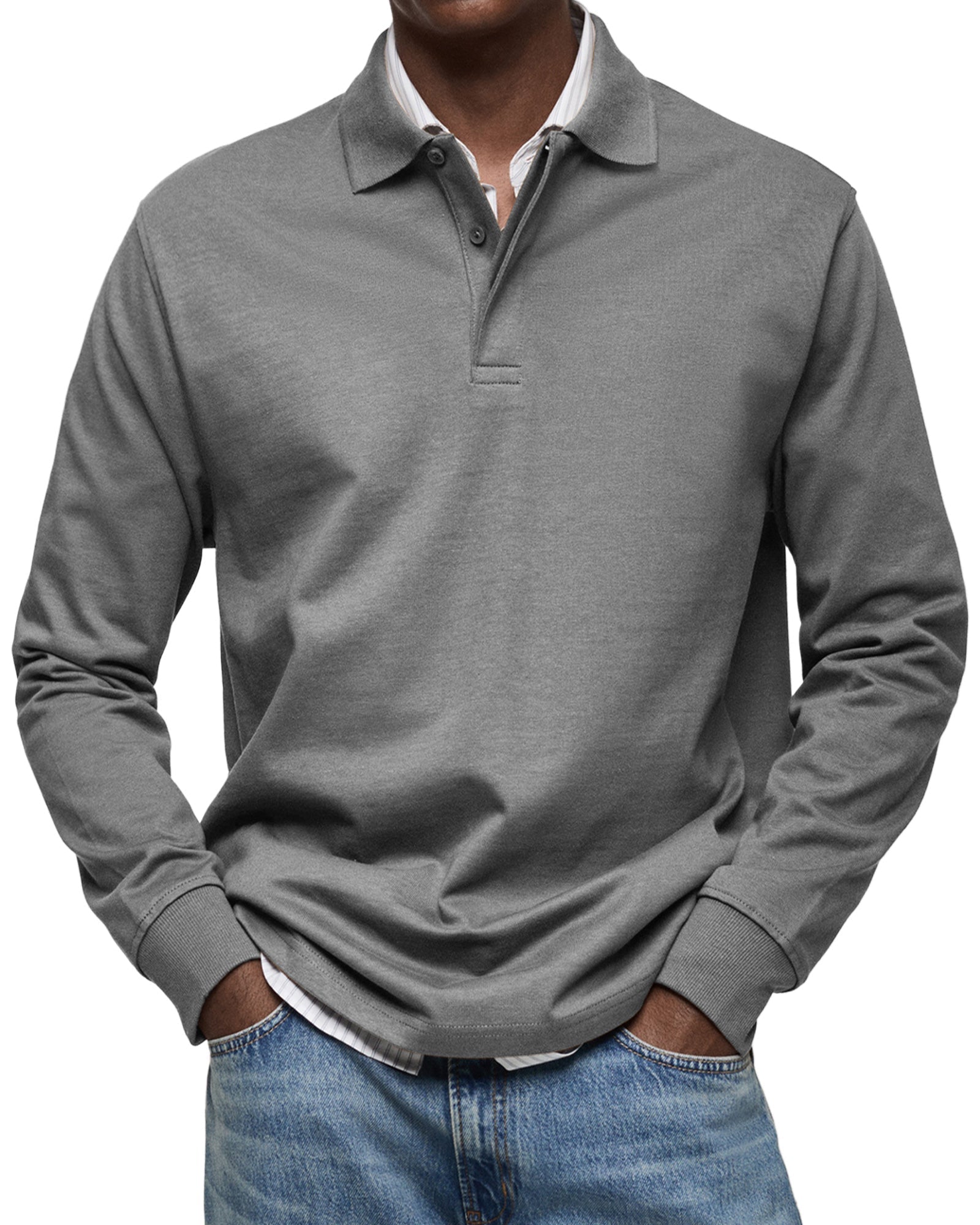 The Ardent Long-Sleeve Polo