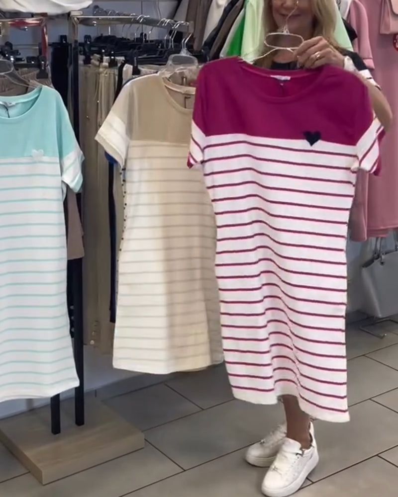 Serena Striped Day Dress