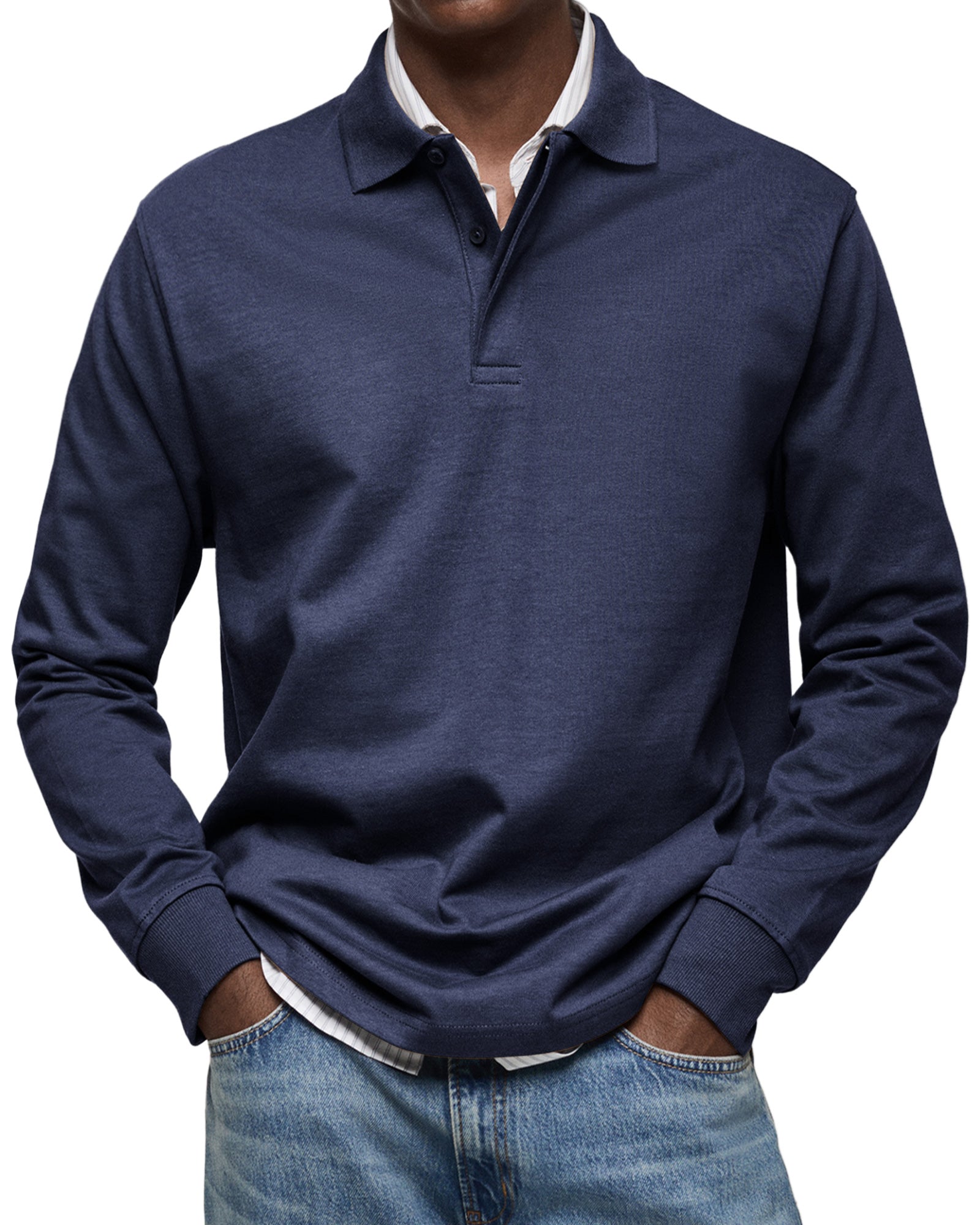 The Ardent Long-Sleeve Polo