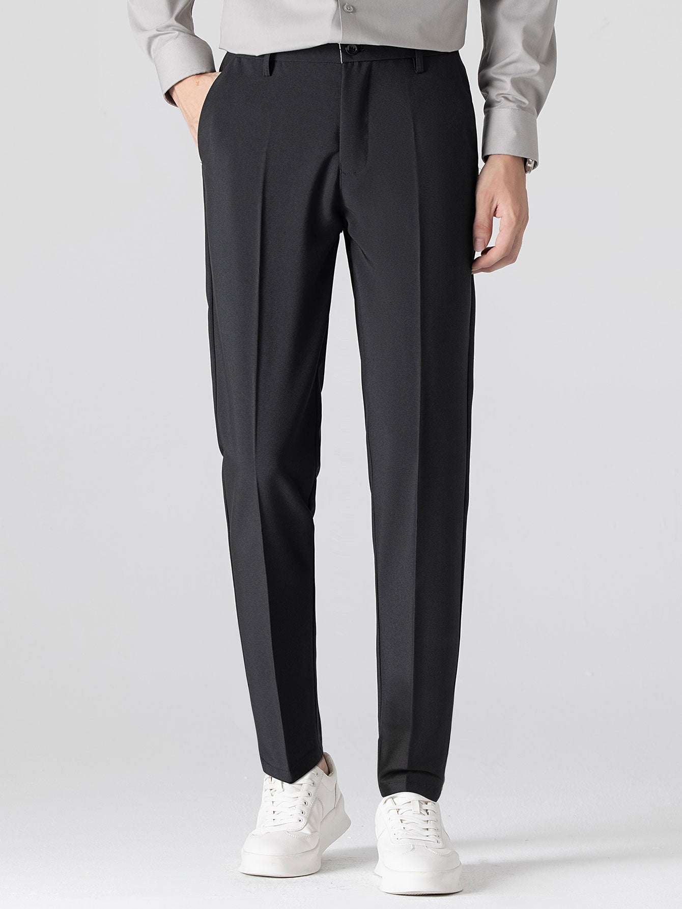 Slim Fit Tapered Trousers