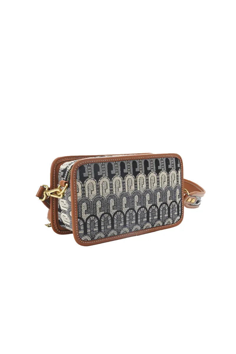 G-Jacquard Fabric Camera Crossbody Bag