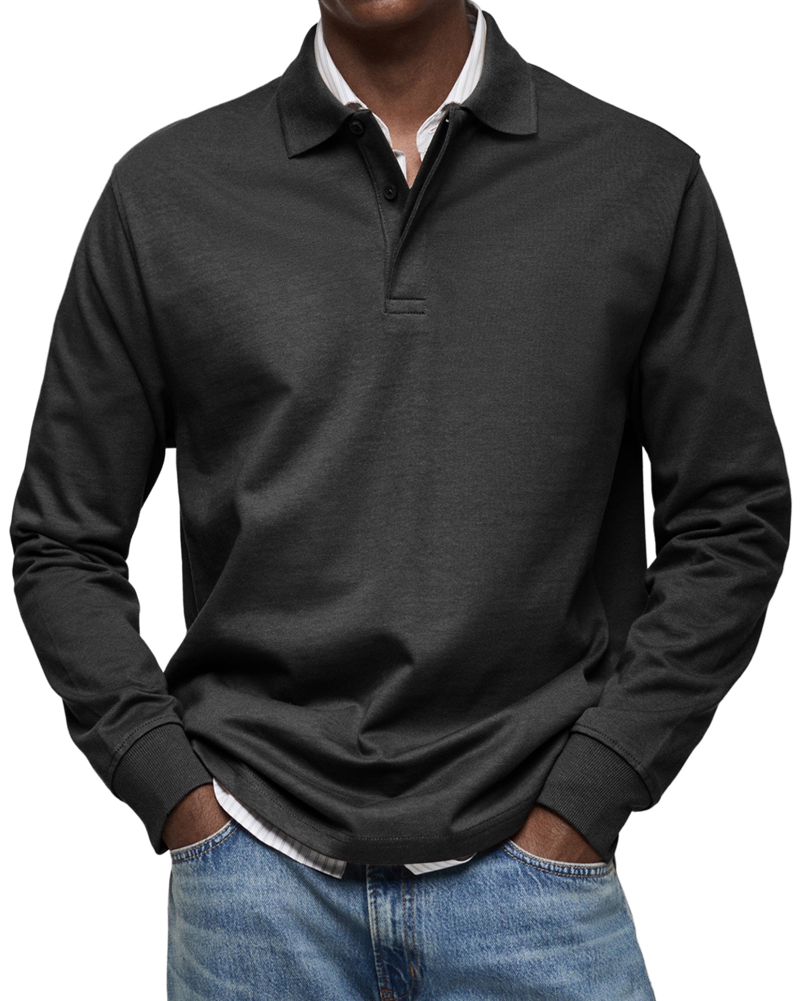The Ardent Long-Sleeve Polo