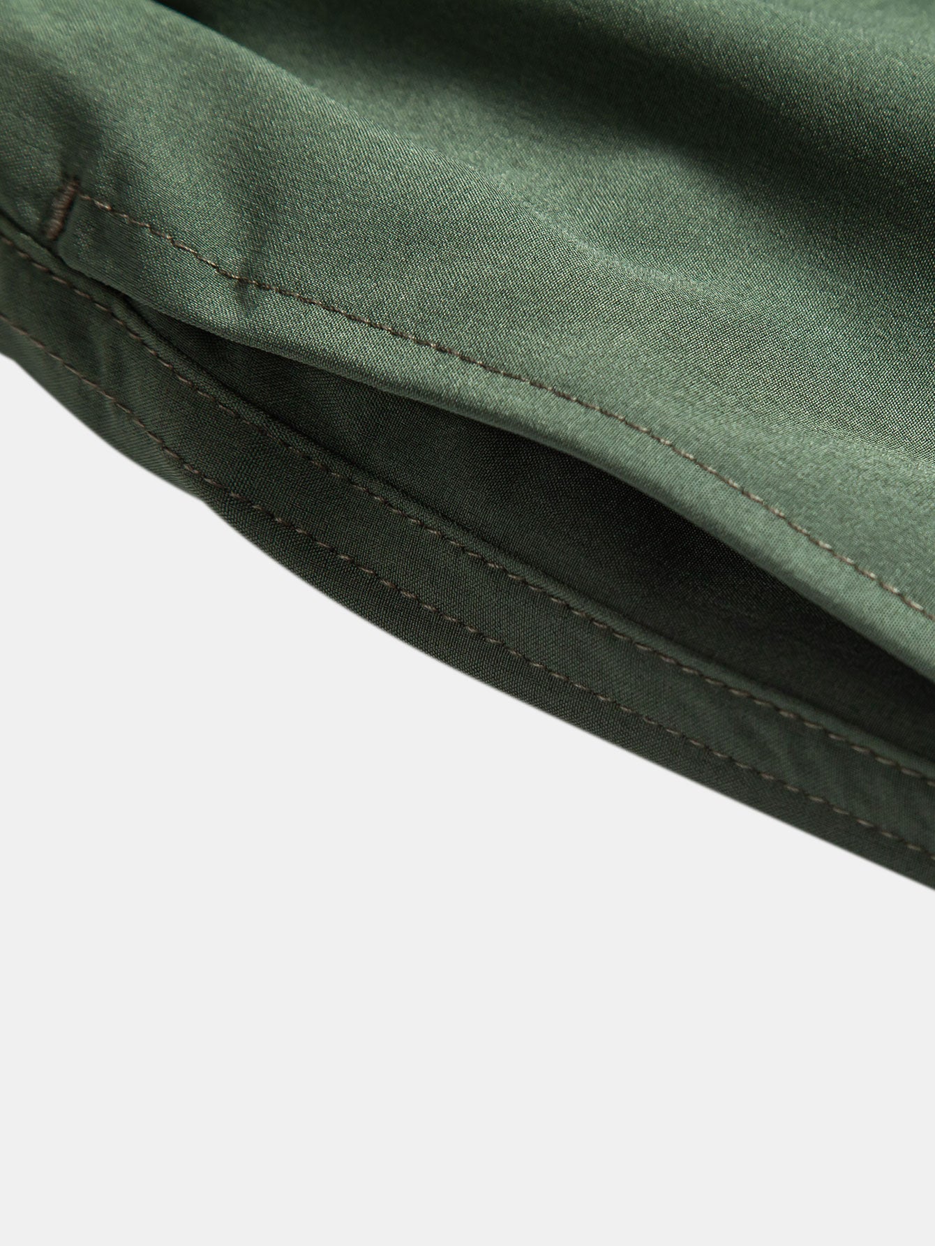 Palm Tree Color Block Print Button Up Shirt & Swim Shorts