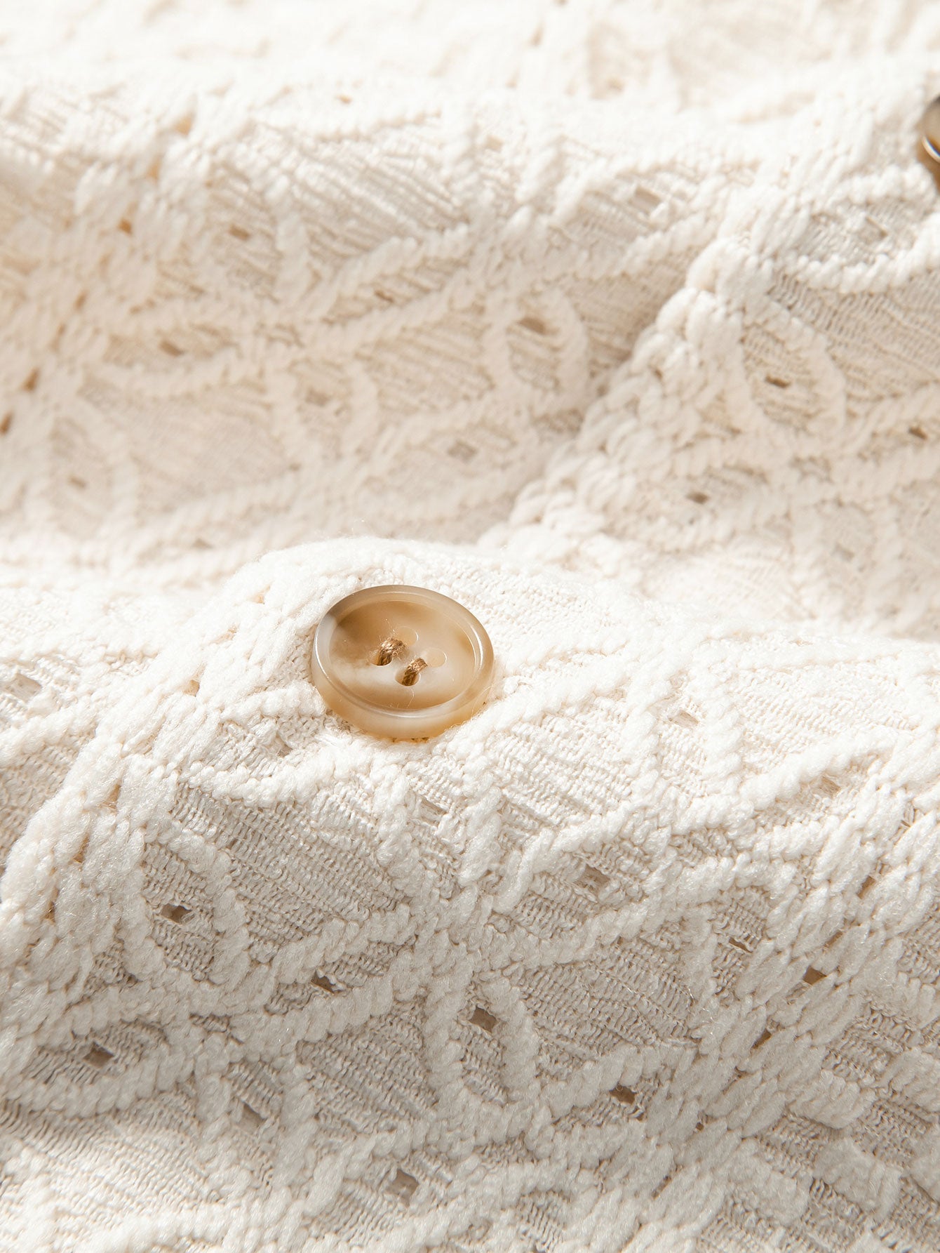 Floral Checkerboard Jacquard Cuban Shirt