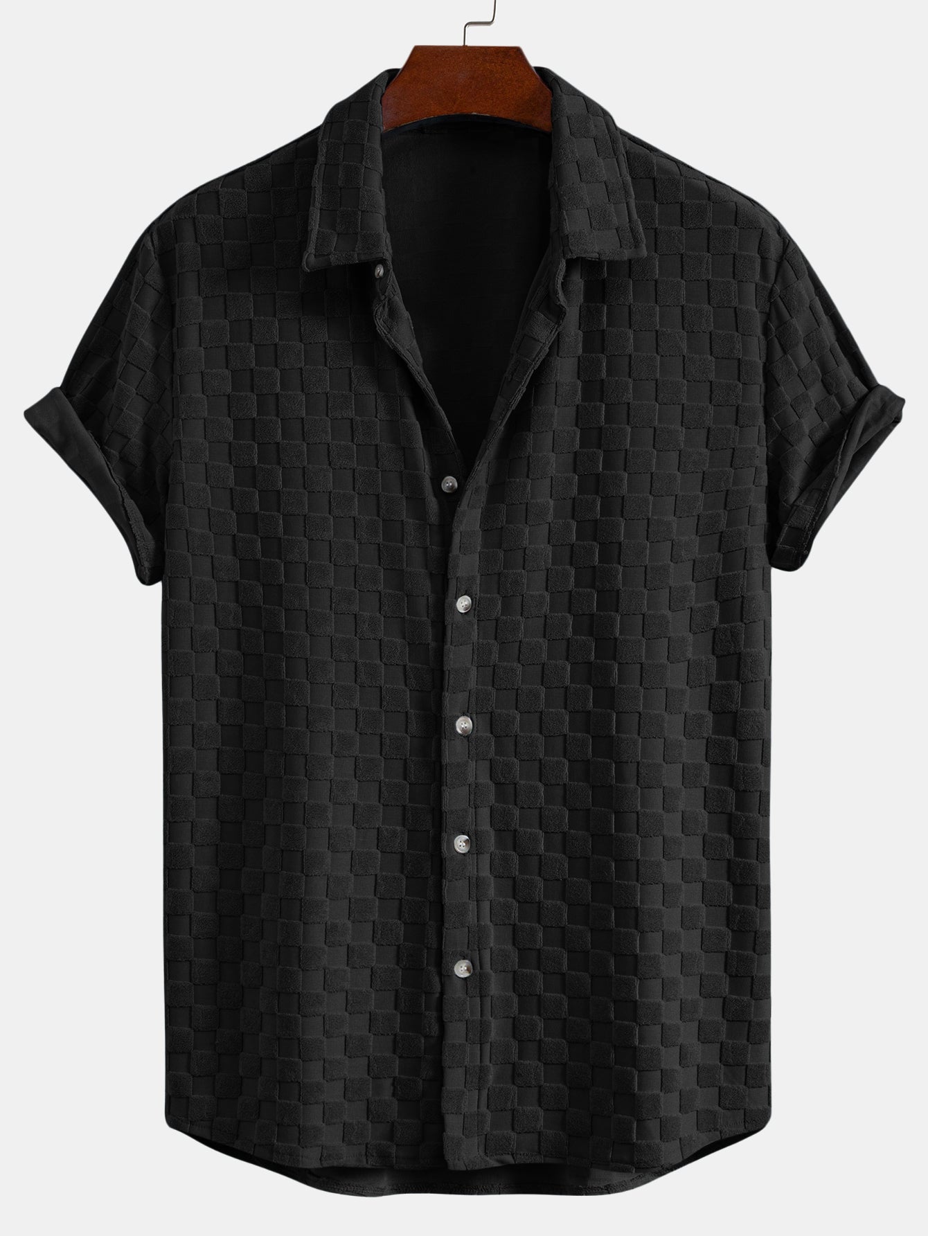 Checkerboard Terry Shirt
