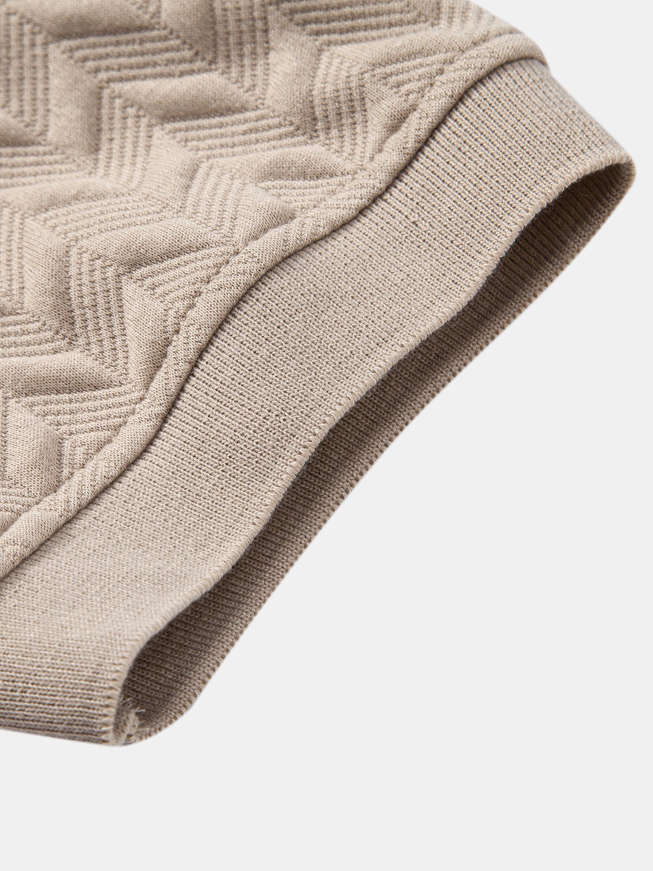 Geometric Jacquard Polo