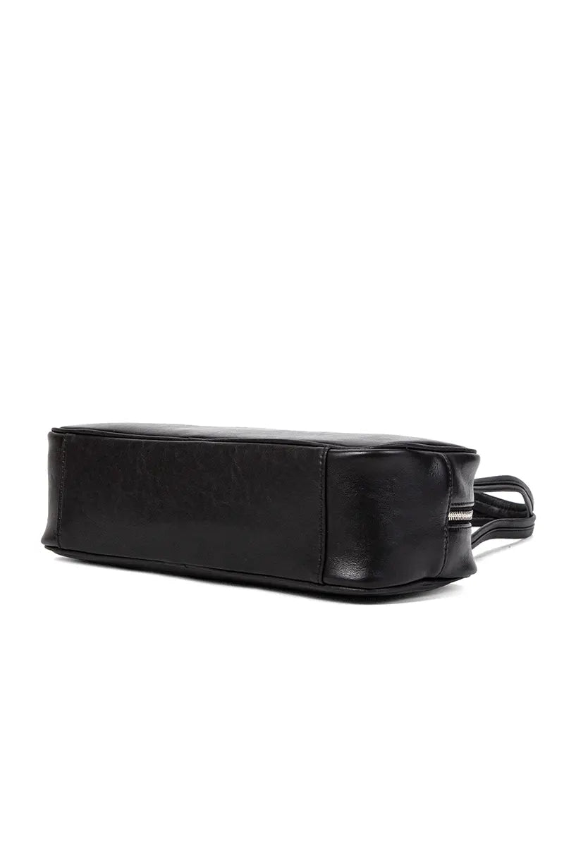Belair Vegetable-Tanned Leather Baguette Evening Bag