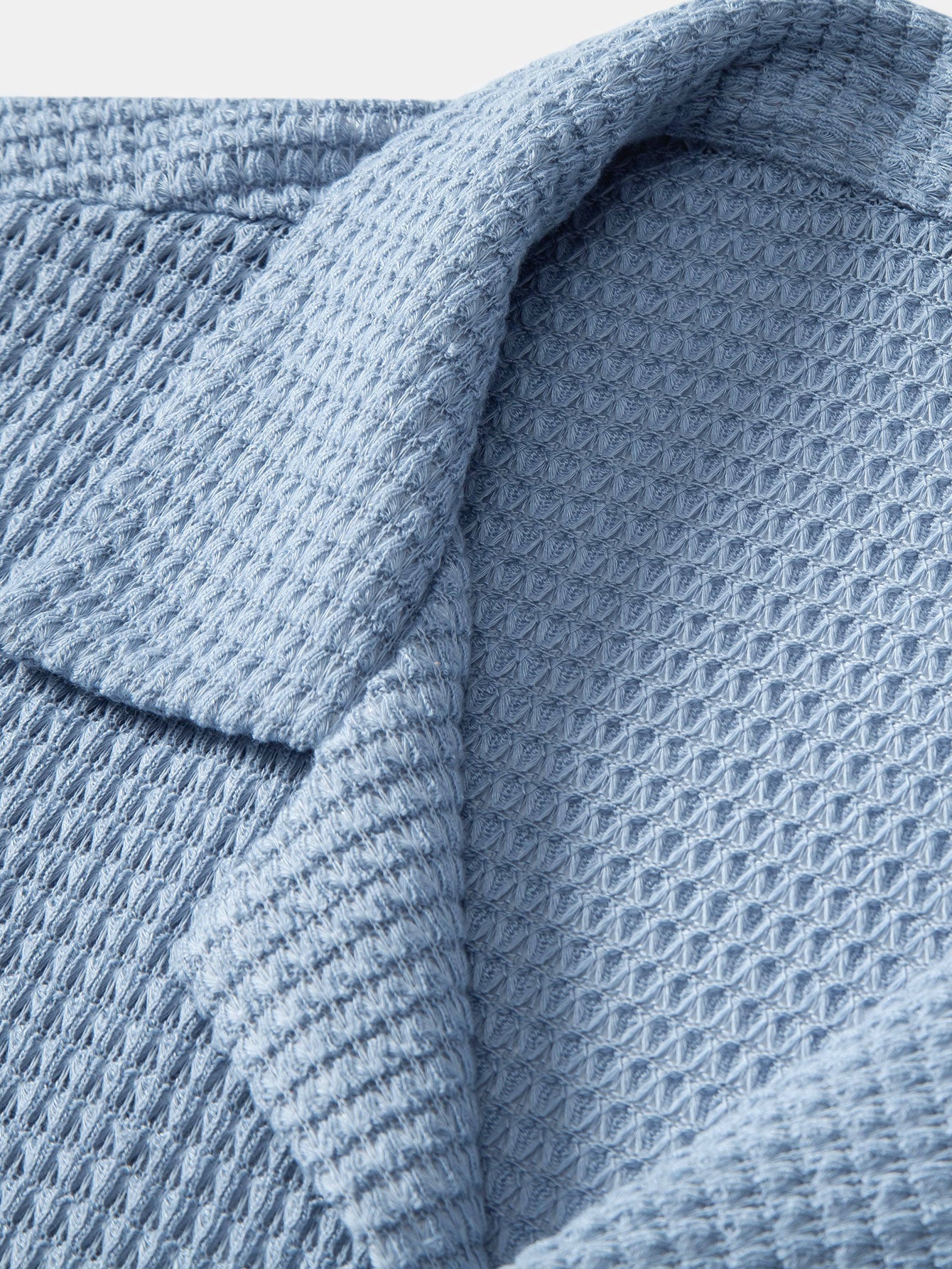 Waffle Textured Cuban Shirt