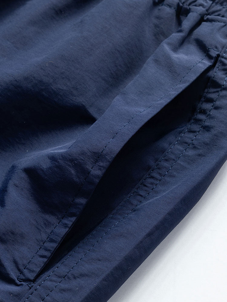 Regular Fit Palm Trees Silhouette Print Cotton T-Shirt & Swim Shorts