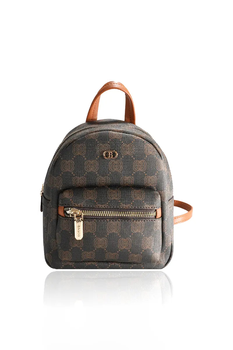 Checkerboard Design Backpack