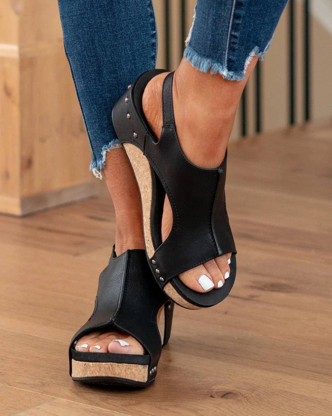 Serena Wedge Sandals
