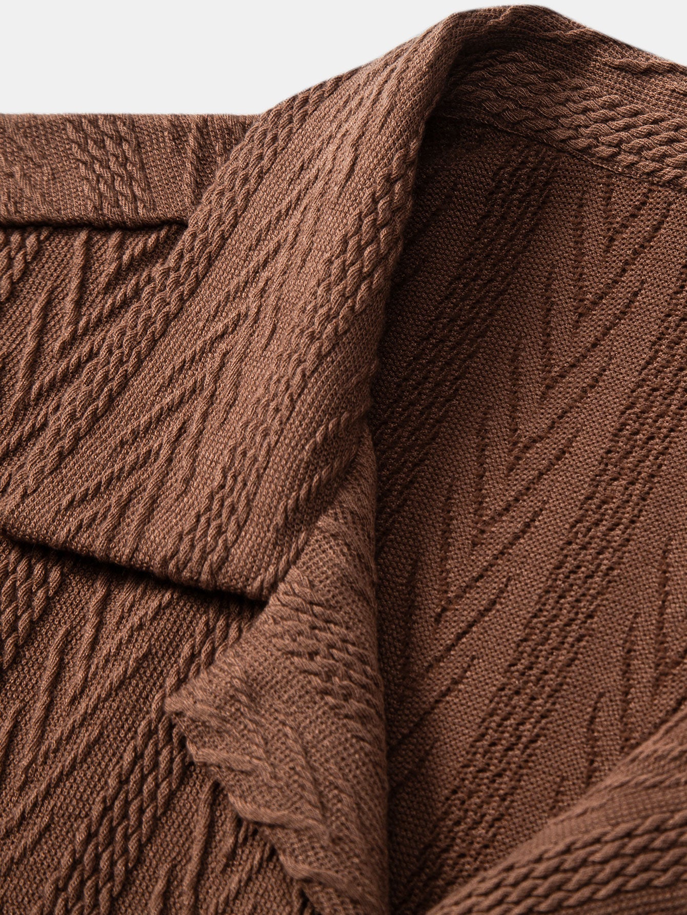 Texture Jacquard Cuban Shirt