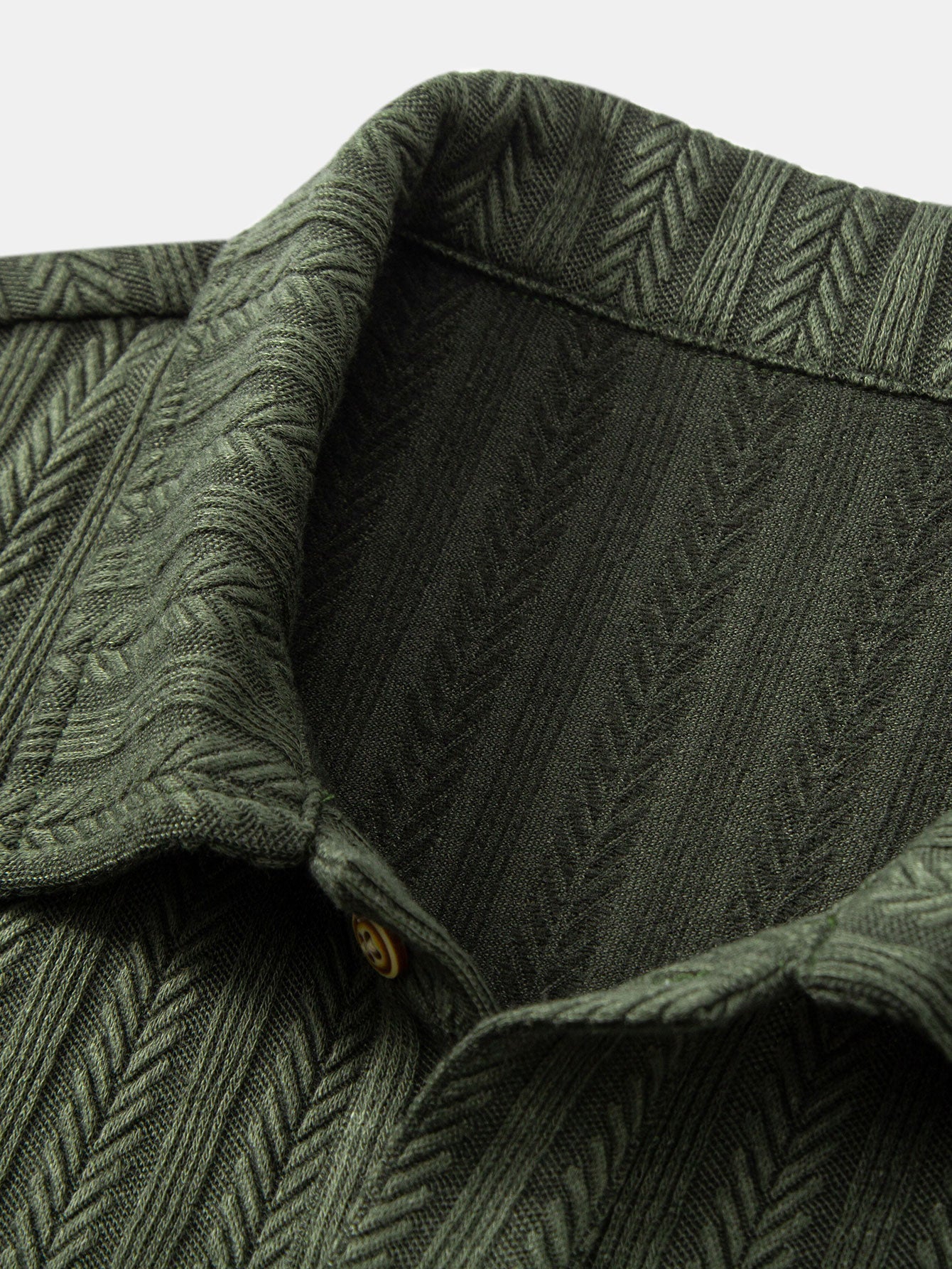 Wheat Ear Jacquard Polo Shirt