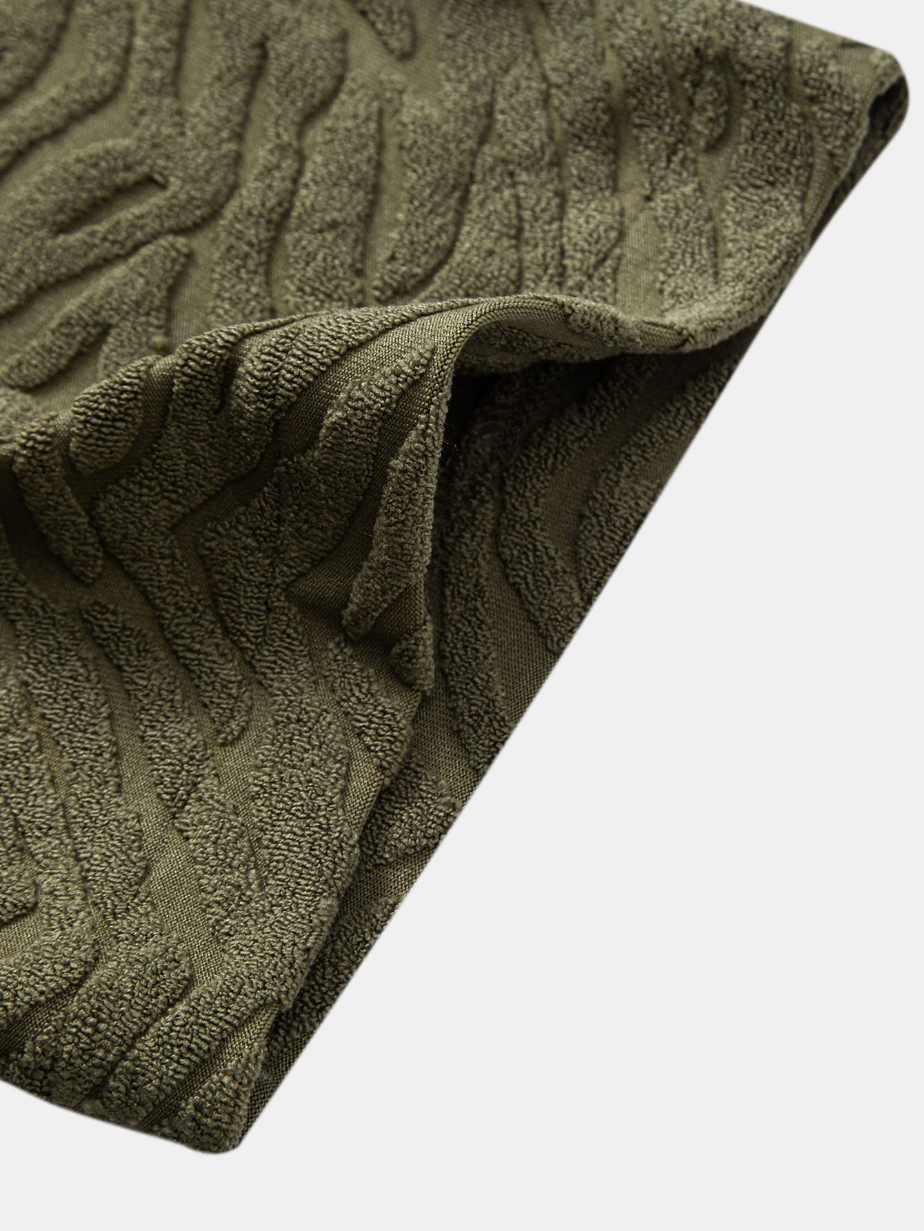 Animal Texture Terry Cuban Shirt