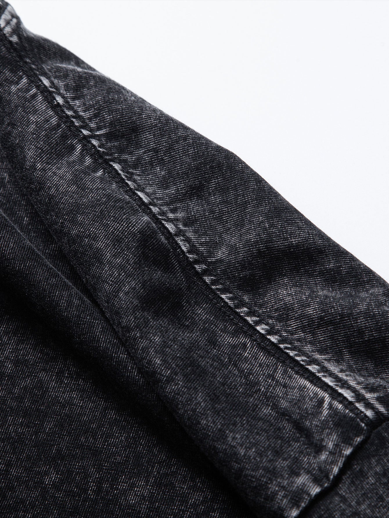 Focus Slogan Print Relax Fit Washed Distressed T-Shirt