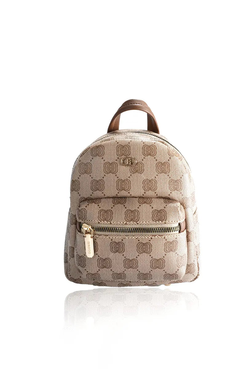 Checkerboard Design Backpack