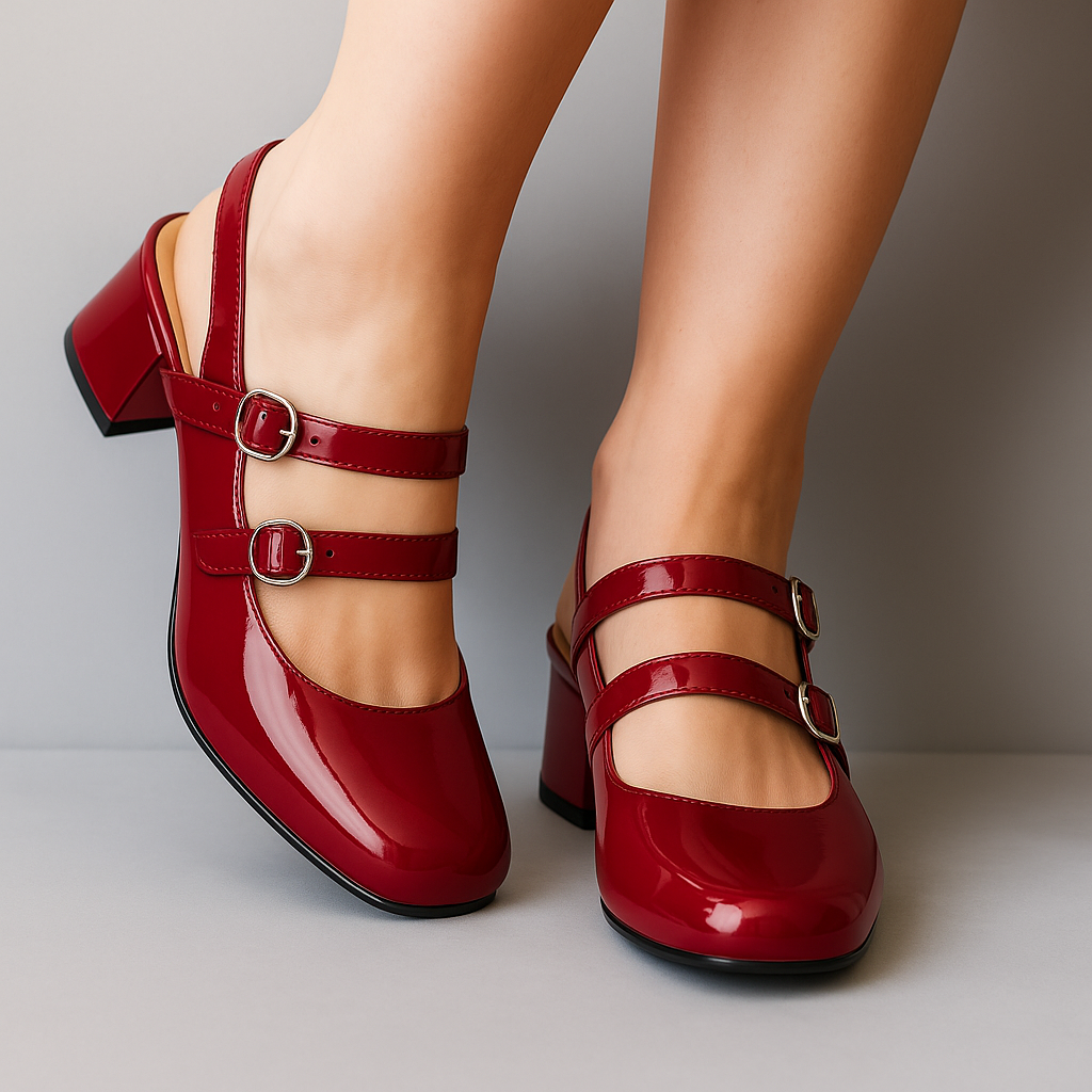 Nancy – Elegant Orthopaedic Leather Flats