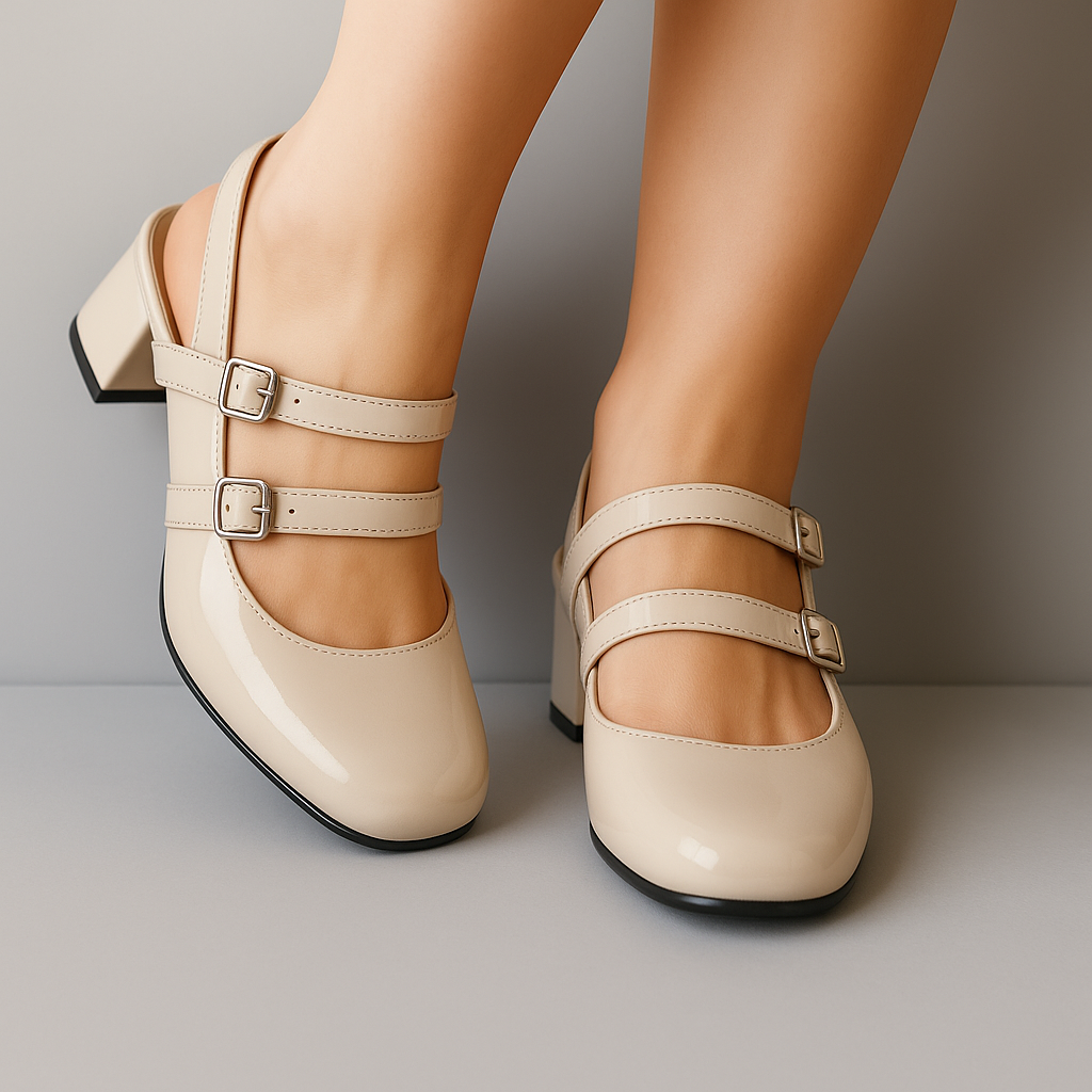 Nancy – Elegant Orthopaedic Leather Flats