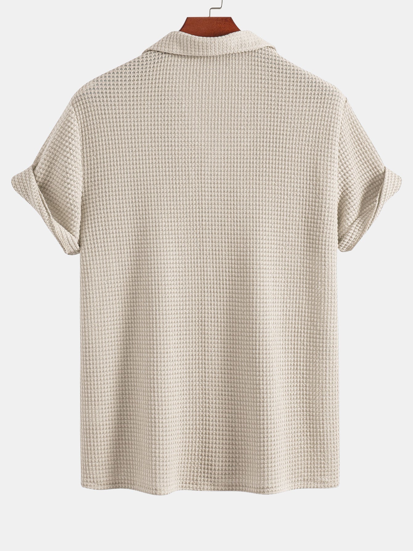 Waffle Textured Cuban Shirt