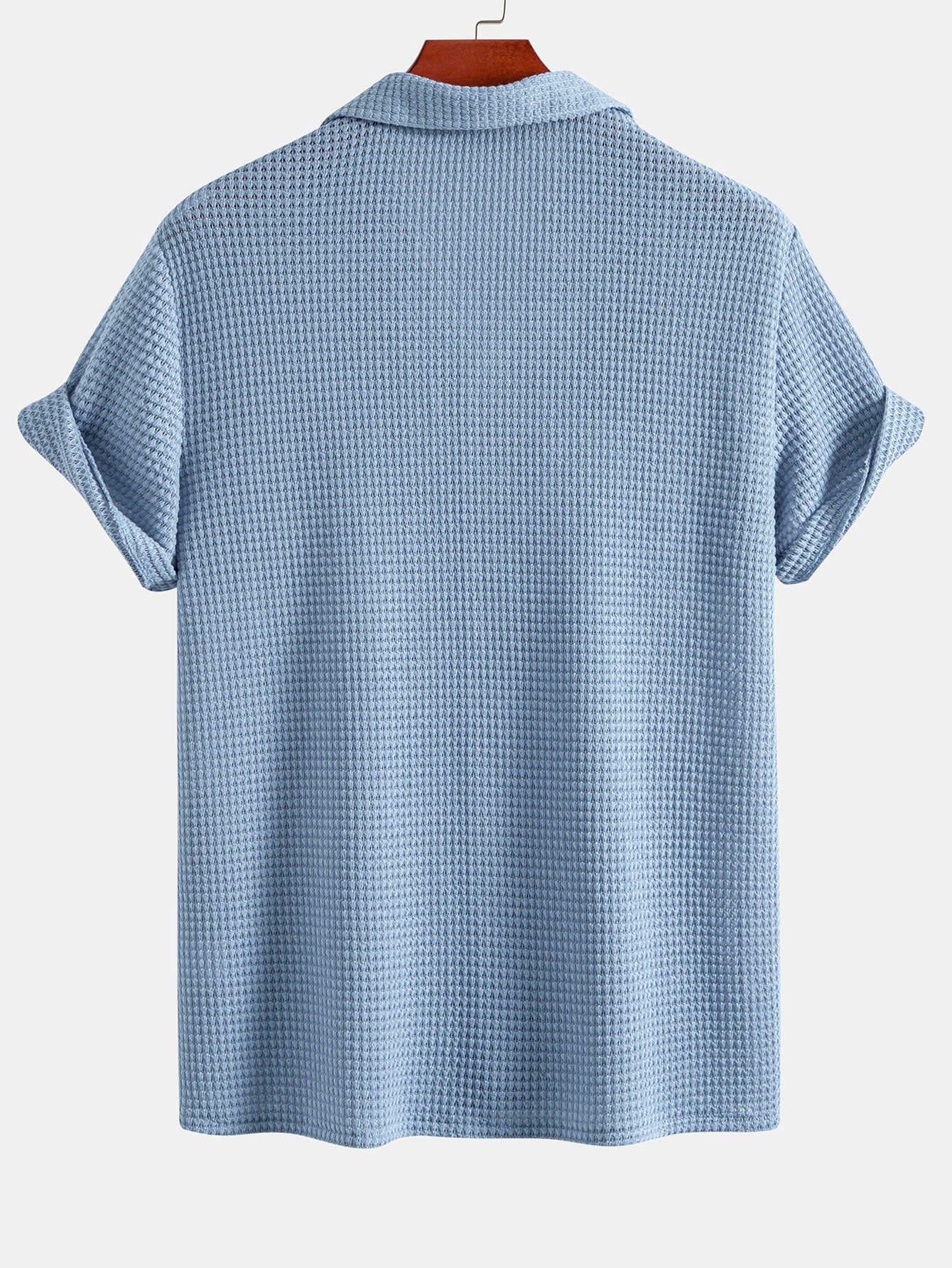 Waffle Textured Cuban Shirt