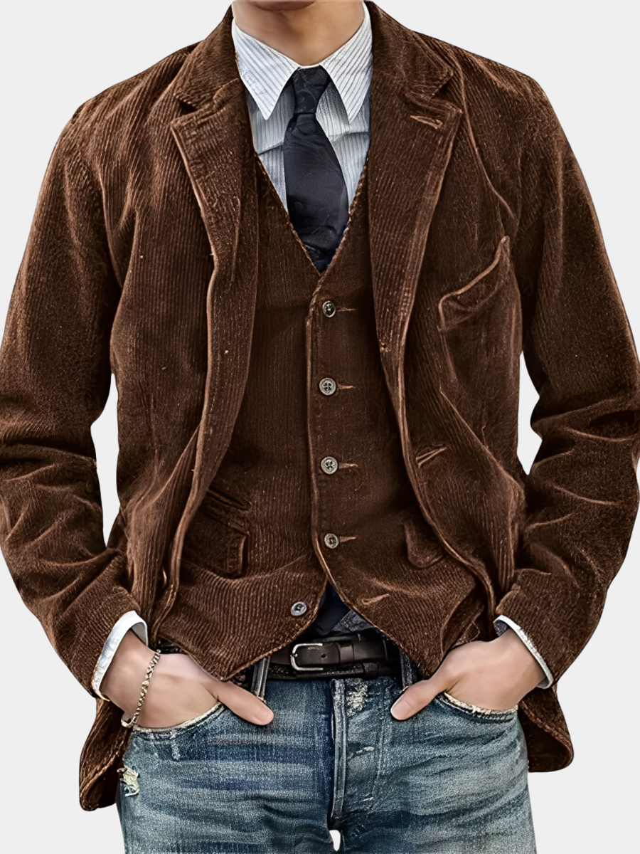 Tommy| 2-Piece Suit Blazer and Vest