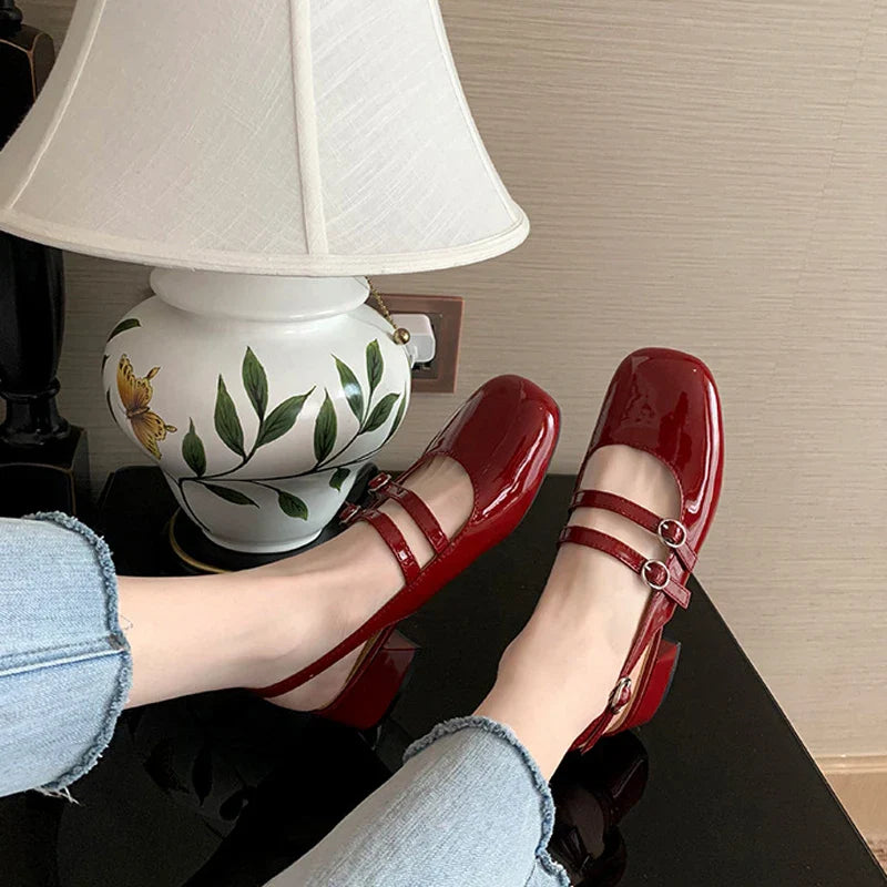 Nancy – Elegant Orthopaedic Leather Flats