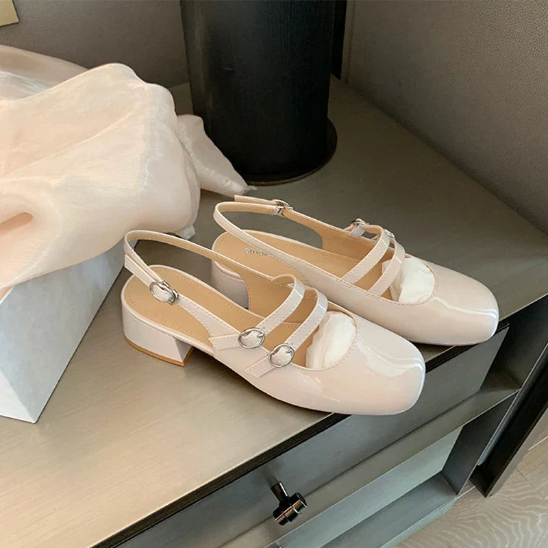 Nancy – Elegant Orthopaedic Leather Flats