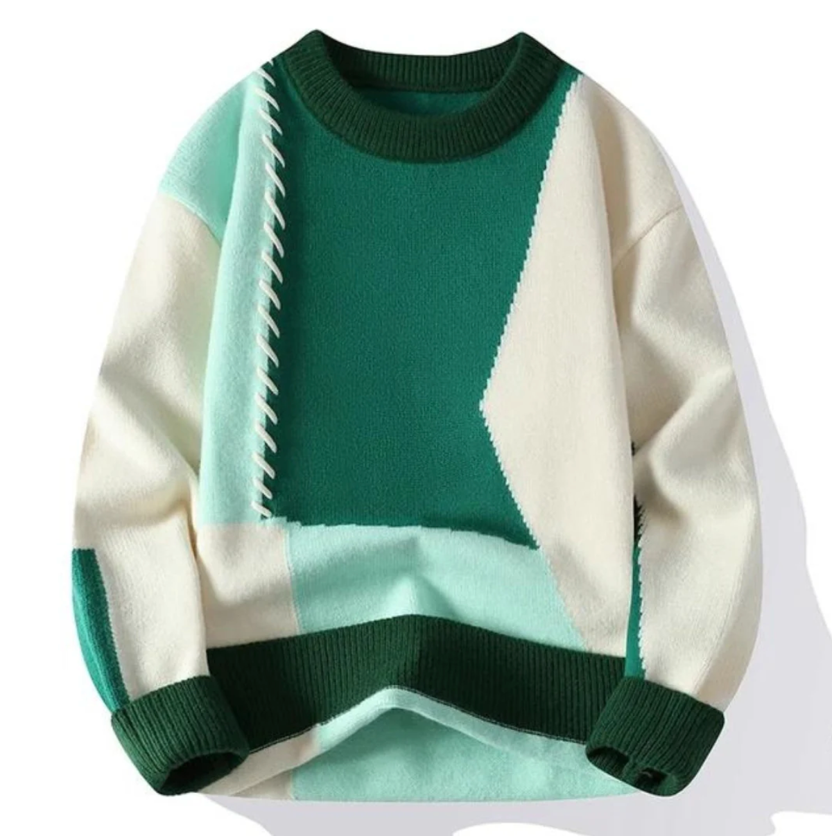 The Patchwork Knit Sweater