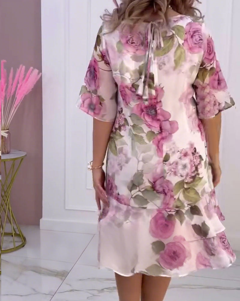 Fashion Floral Print Dress