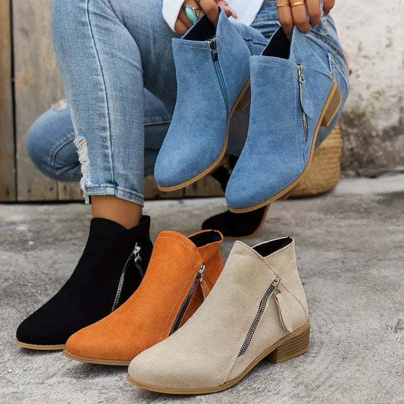 The Selvara Suede Boots